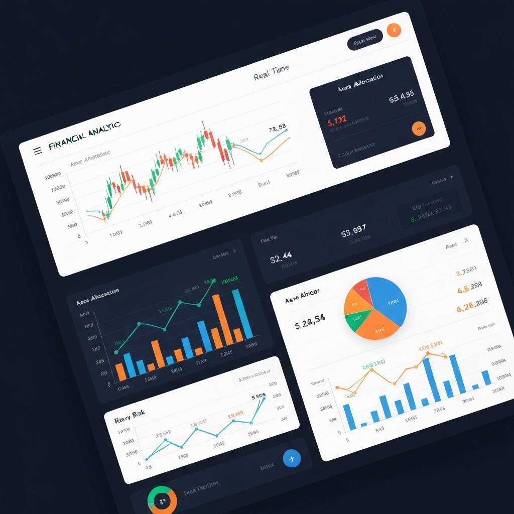 Financial automation demo showing document processing and analytics